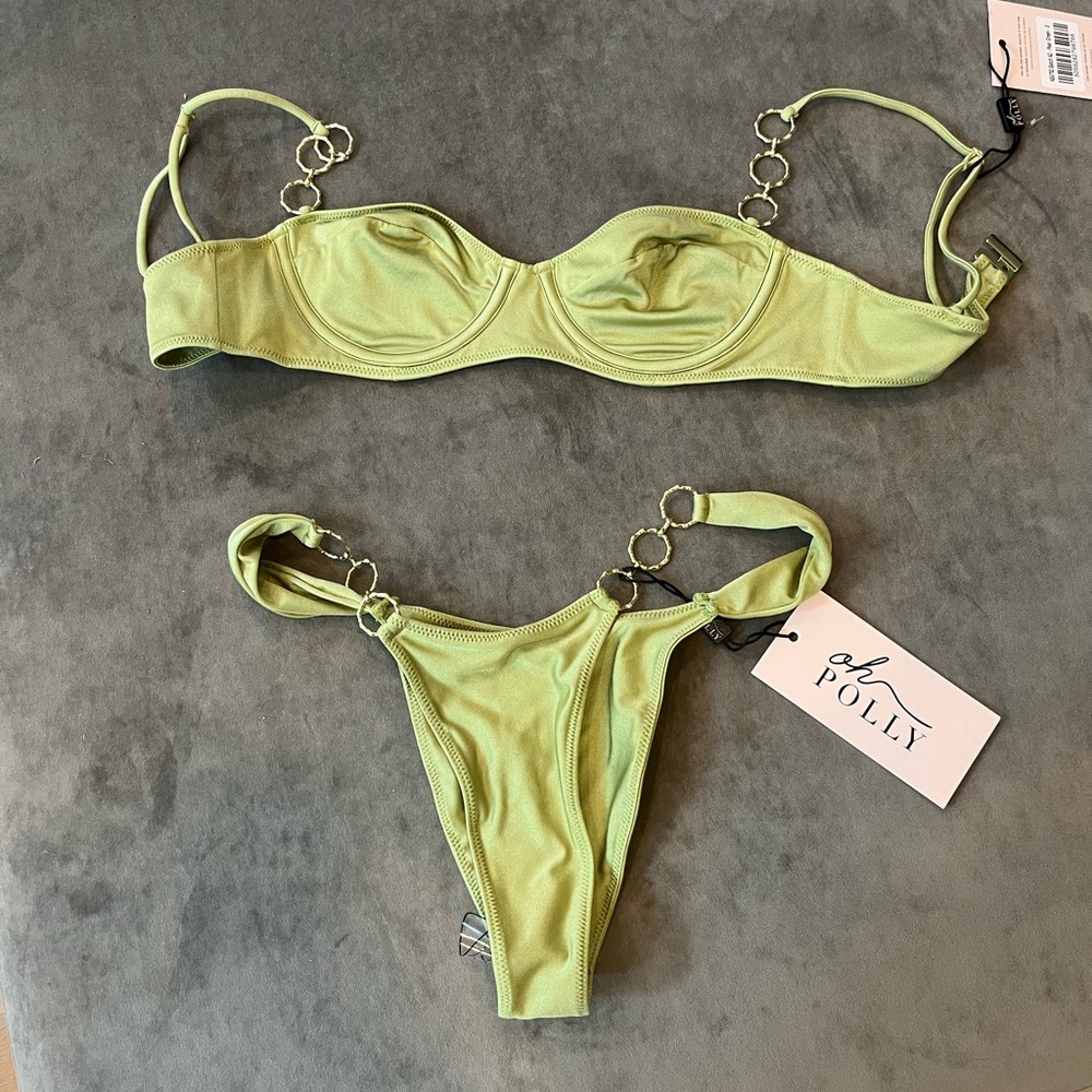Oh Polly Green Hardware Bikini